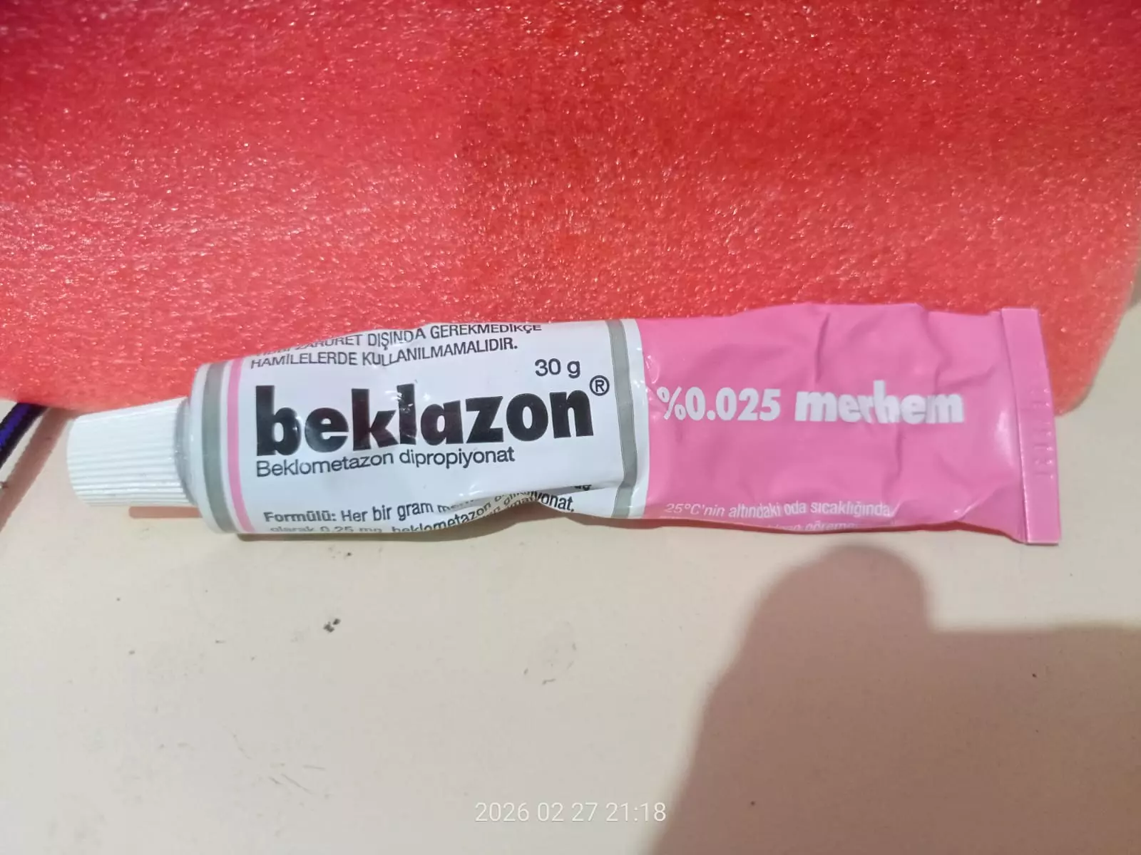 BEKLAZON %0.025 30 gr